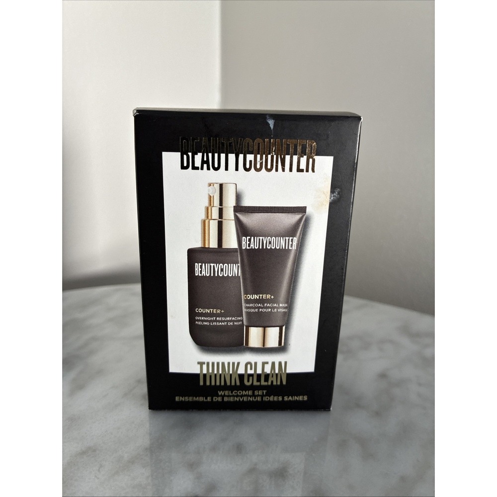NEW BEAUTYCOUNTER Counter Plus Overnight Resurfacing Peel + Charcoal Face Mask